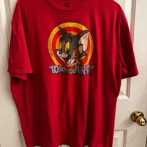 Tom and Jerry Classic Graphic Soft Cotton Short Sleeve Tee